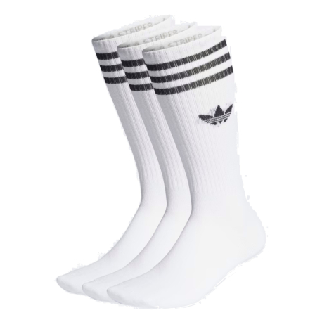 Ponožky ADIDAS ORIGINALS-3 PACK-HIGH CREW SOCK- WHITE