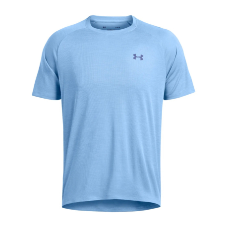 Pánské tréninkové tričko s krátkým rukávem UNDER ARMOUR-UA Tech Textured SS - BLU