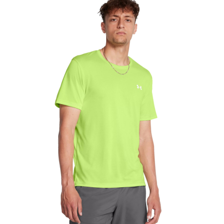 Pánské tréninkové tričko s krátkým rukávem UNDER ARMOUR-UA LAUNCH SHORTSLEEVE - GRN