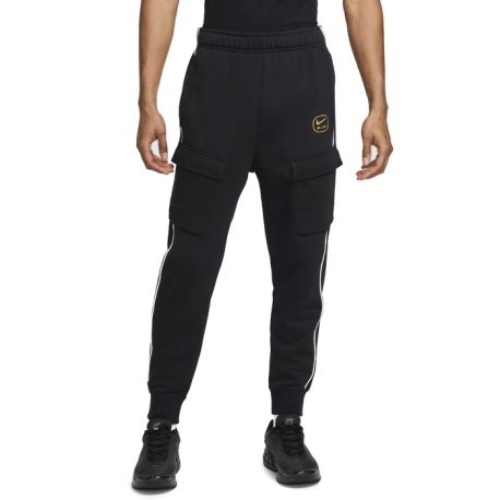 Pánské tepláky NIKE-M NSW SW AIR CARGO PANT FLC BB-010 BLACK/METALLIC GOLD