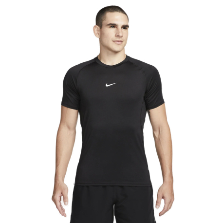 Dámské tréninkové kraťasy NIKE PRO-DF  SLIM TOP SS-010 BLACK/WHITE