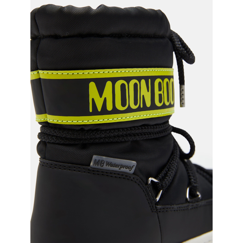 Juniorské vysoké zimní boty MOON BOOT-MB JR PARK BOOT-JR-N001 BLACK - 