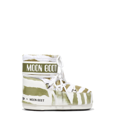 Dámské vysoké zimní boty MOON BOOT-MARS ZEBRA, 001 white/sage