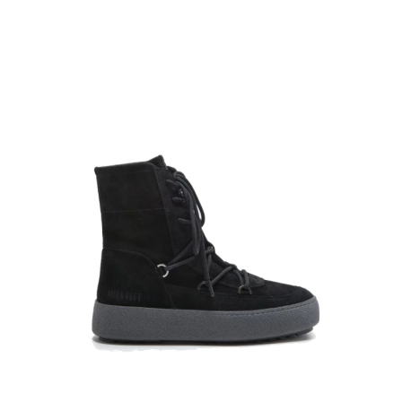 Pánské vysoké zimní boty MOON BOOT-MTRACK LACE SUEDE, 003 black