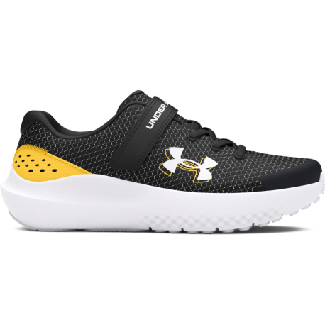 Chlapčenská športová obuv (tréningová) UNDER ARMOUR-UA BPS Surge 4 black/taxi/white