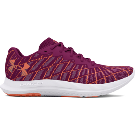 Dámská běžecká obuv UNDER ARMOUR-UA W Charged Breeze 2 purple gemini/flare orange/orange