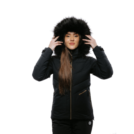 Dámska lyžiarska bunda s kapucňou BLIZZARD-W2W Ski Jacket Lavarone, black