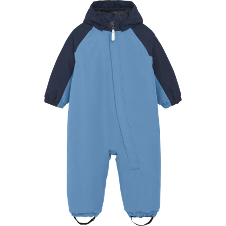 Dětský zimní overal COLOR KIDS-Coverall - Colorblock & Solid-741597.7027-Cyaneus