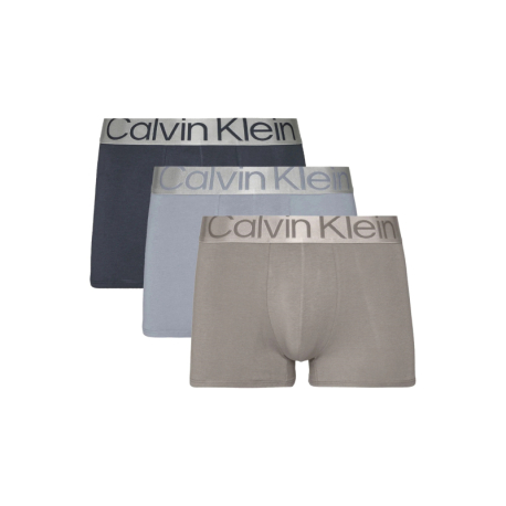 Pánské boxerky CALVIN KLEIN-3 PACK-TRUNK-HEMISPHERE BL, TROPOSPHERE, CONVOY