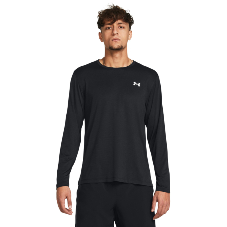 Pánské tréninkové tričko s dlouhým rukávem UNDER ARMOUR-UA LAUNCH LONGSLEEVE-BLK