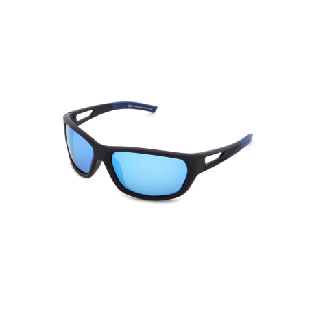 Polarizační sluneční brýle H.I.S. POLARIZED-HPS27102-1, black, smoke with blue mirror POL, 65-17-134