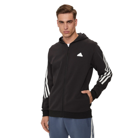 Pánská mikina se zipem ADIDAS-M FI 3S FZ-IR9159-Black