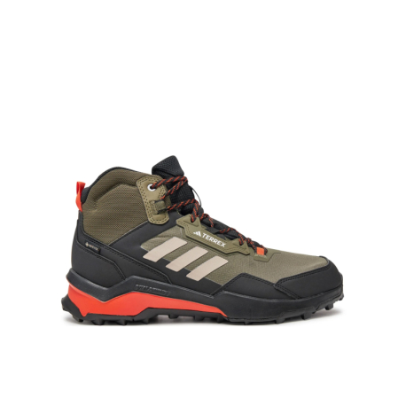 Pánská kotníková turistická obuv ADIDAS-Terrex AX4 Mid GTX olive strata/wonder beige/core black