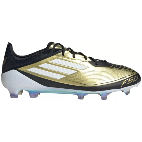 Pánské fotbalové kopačky outdoorové ADIDAS-F50 Elite Messi M FG gold metallic/cloud white/core black