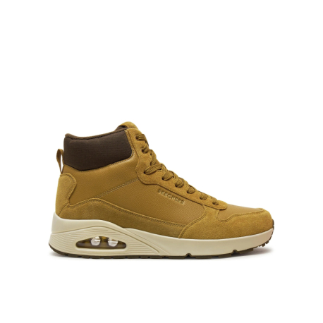 Pánské kotníkové zimní boty SKECHERS-Uno Mid Sneaker wheat