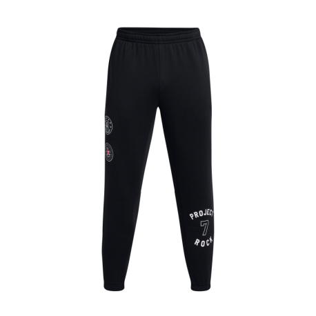 Pánske zateplené tepláky UNDER ARMOUR PROJECT ROCK-PROJECT ROCK Icon Flc Jogger Q3-BLK