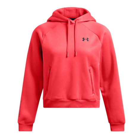 Dámska zateplená mikina s kapucňou UNDER ARMOUR-UA Armour Flc Pro Hdy-RED