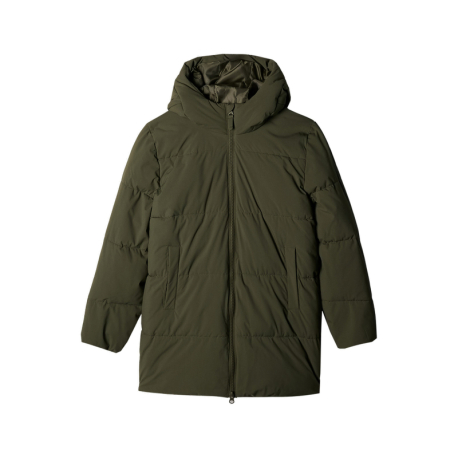 Chlapecká bunda 4F JUNIOR-DOWN JACKET-JWAW24TDJAM464-43S-KHAKI