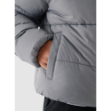 Chlapecká bunda 4F JUNIOR-DOWN JACKET-JWAW24TDJAM461-25S-GREY - 