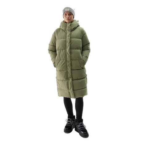 Dámská bunda 4F-DOWN JACKET-WAW24TDJAF476-43S-KHAKI