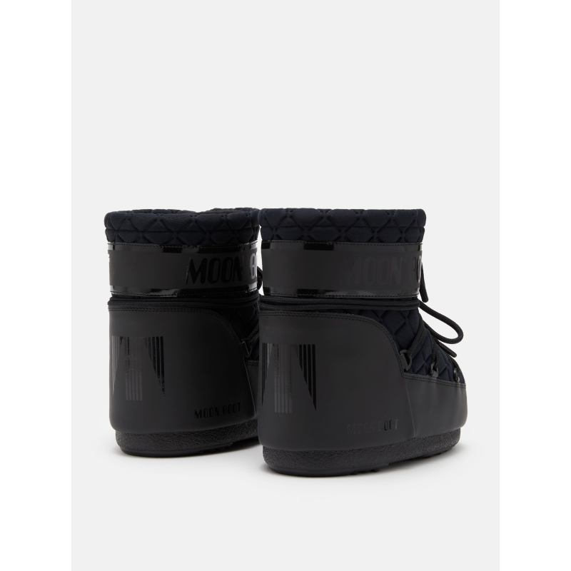 Dámské nízké zimní boty MOON BOOT-MB ICON LOW QUILT -N001 BLACK - 