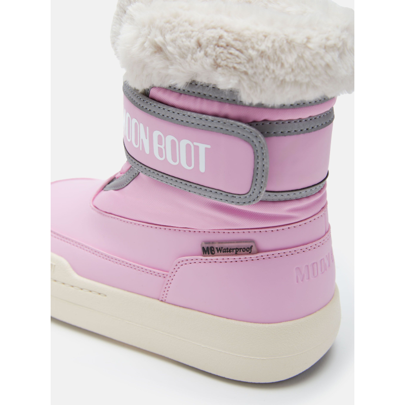 Juniorské vysoké zimní boty MOON BOOT-MB JR PARK STRAP-J001 PINK - 