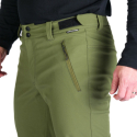 Pánské turistické softshellové kalhoty NORTHFINDER-MAURO-349olive - 