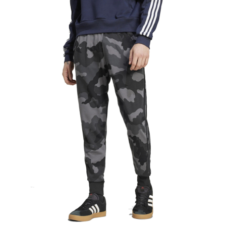 Pánske zateplené tepláky ADIDAS-M CAMO PT-IY6636-Black