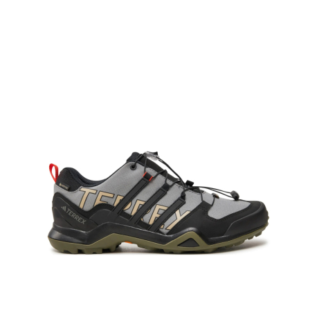 Pánská nízká turistická obuv ADIDAS-Terrex Swift R2 GTX solid grey/core black/olive strata