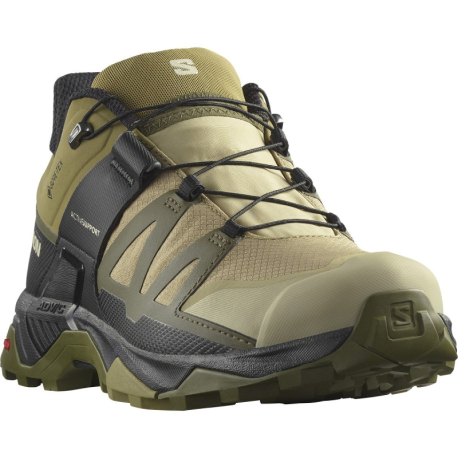 Pánská nízká turistická obuv SALOMON-X Ultra 4 GTX slate green/olive night/black