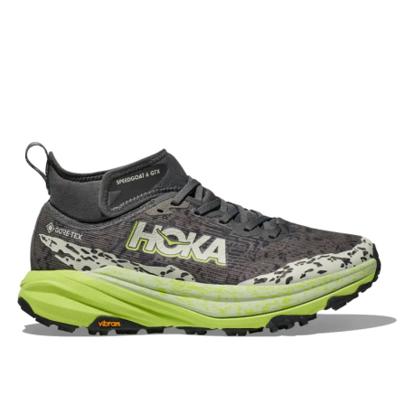 Pánská běžecká trailová obuv HOKA ONE ONE-Speedgoat 6 Mid GTX outer orbot/lettuce