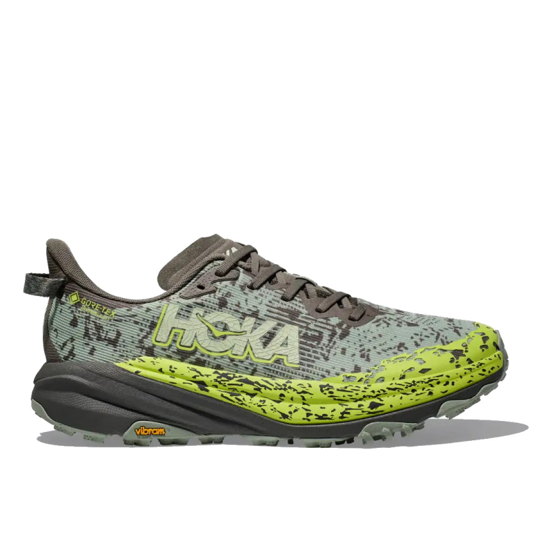 Pánská běžecká trailová obuv HOKA ONE ONE-Speedgoat 6 GTX slate/aloe vera - 