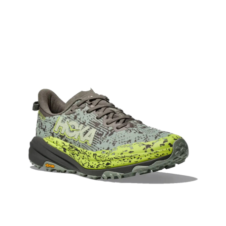 Pánská běžecká trailová obuv HOKA ONE ONE-Speedgoat 6 GTX slate/aloe vera