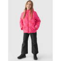 Dívčí lyžařská bunda 4F JUNIOR-TECHNICAL JACKET-JWAW24TTJAF544-90A-MULTICOLOUR ALLOVER - 