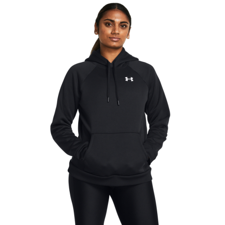 Dámská zateplená mikina s kapucí UNDER ARMOUR-UA Armour Fleece Hoodie-BLK