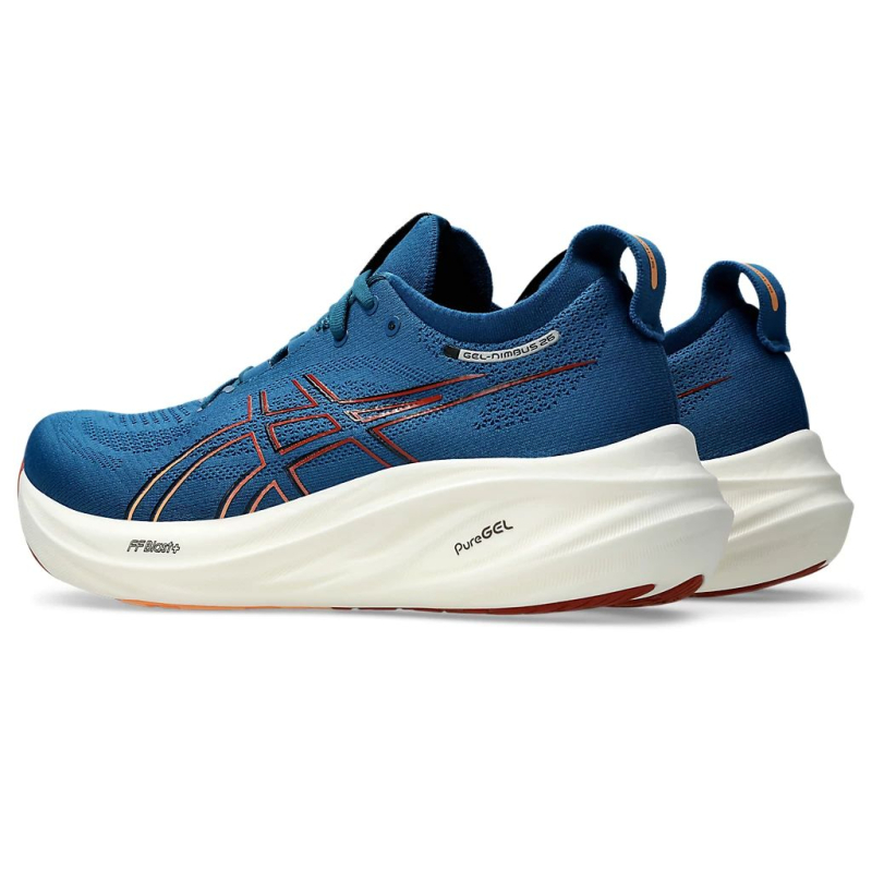 Pánská běžecká obuv ASICS-Gel Nimbus 26 rich navy/faded orange - 