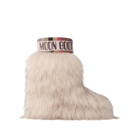 Kotníkové zimní boty MOON BOOT-RESORT COL. MB ICON YETI MID-L001 BEIGE