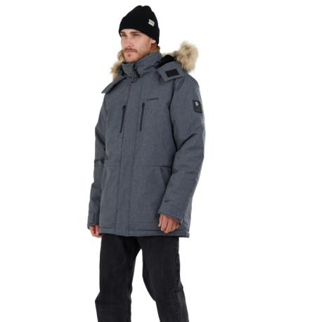 Pánská bunda FUNDANGO-Spirit Parka Jacket-745-grey heather