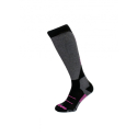 Juniorské lyžařské podkolenky (ponožky) BLIZZARD-Wool Sport Junior ski socks, black/pink - 