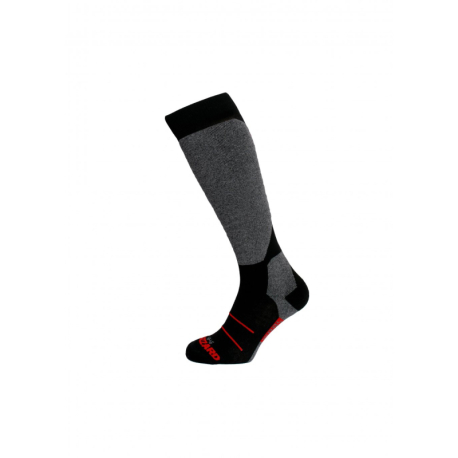 Juniorské lyžařské podkolenky (ponožky) BLIZZARD-Wool Sport Junior ski socks, black/red