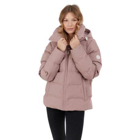 Dámská bunda FUNDANGO-Mirabelle Padded Jacket-325-smoke rose