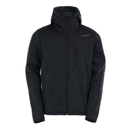 Pánská mikina se zipem FUNDANGO-Ashford Insulated Fleece Jacket-780-antracit