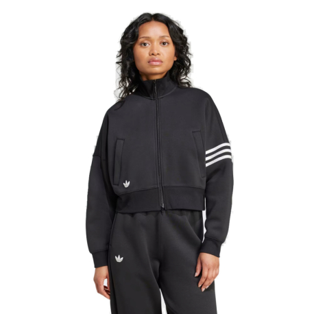 Dámská mikina se zipem ADIDAS ORIGINALS-NEUCL TRACKTOP-Black/Cloud white