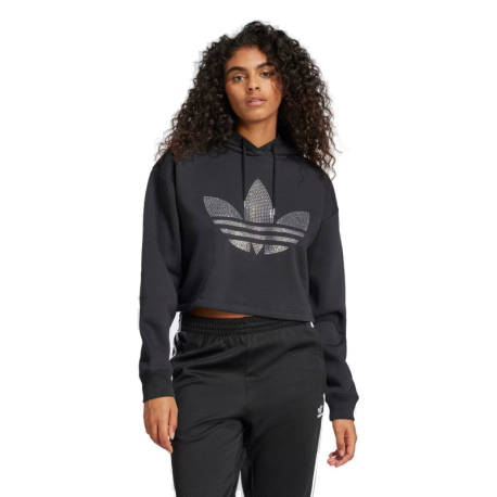 Dámská mikina s kapucí ADIDAS ORIGINALS-BLING HOODIE-Black