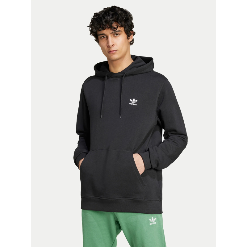 Pánská mikina s kapucí ADIDAS ORIGINALS-ESS HD-Black - 