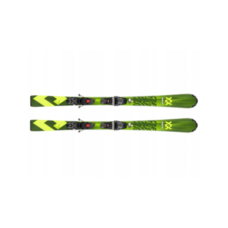 Lyže na sjezdovku - on piste s vázáním VOLKL-DEACON 7.2 BLK/GREE + FDT TP 10 80MM (w/o PLATE)