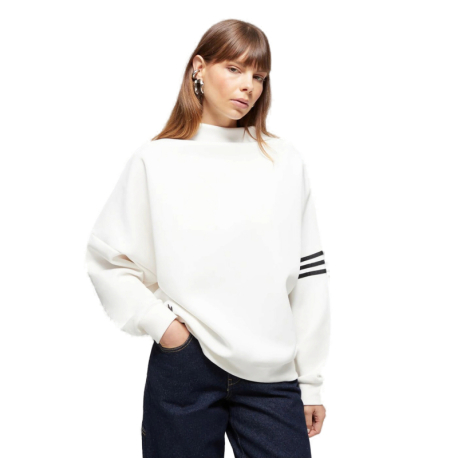 Dámská mikina ADIDAS ORIGINALS-NEUCL OVS SWEAT-Cloud White