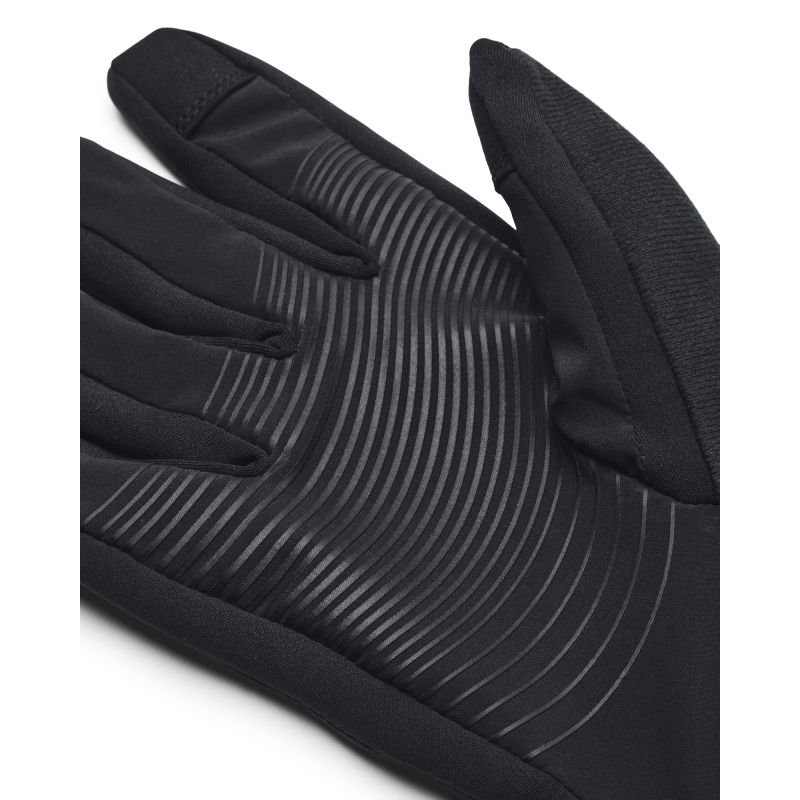 Pánské rukavice UNDER ARMOUR-UA Storm Fleece Run Gloves-BLK - 