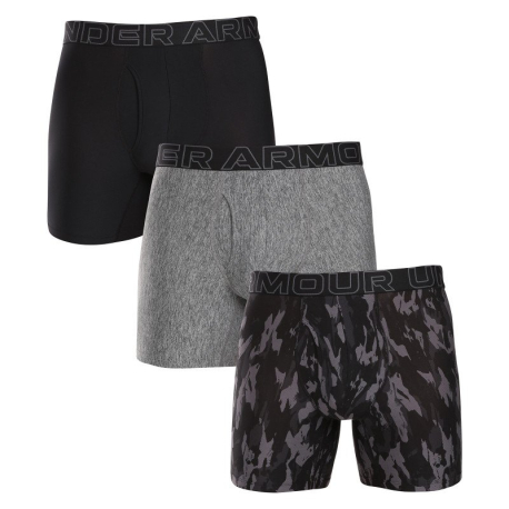 Pánské boxerky UNDER ARMOUR-6 PACK-Perf Tech Mesh Nov 6 inch-CASTLEROCK