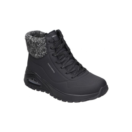 Dámské kotníkové zimní boty SKECHERS-Uno Rugged Darling Daze black/black